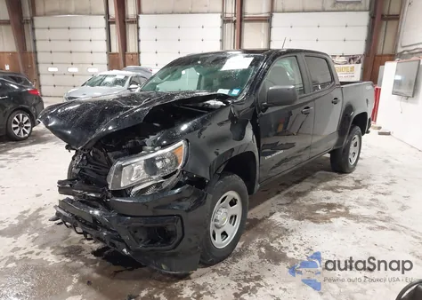 2021 Chevrolet Colorado 4Wd Short Box Wt z USA, uszkodzony, nr VIN 1GCGTBEN5M1202712